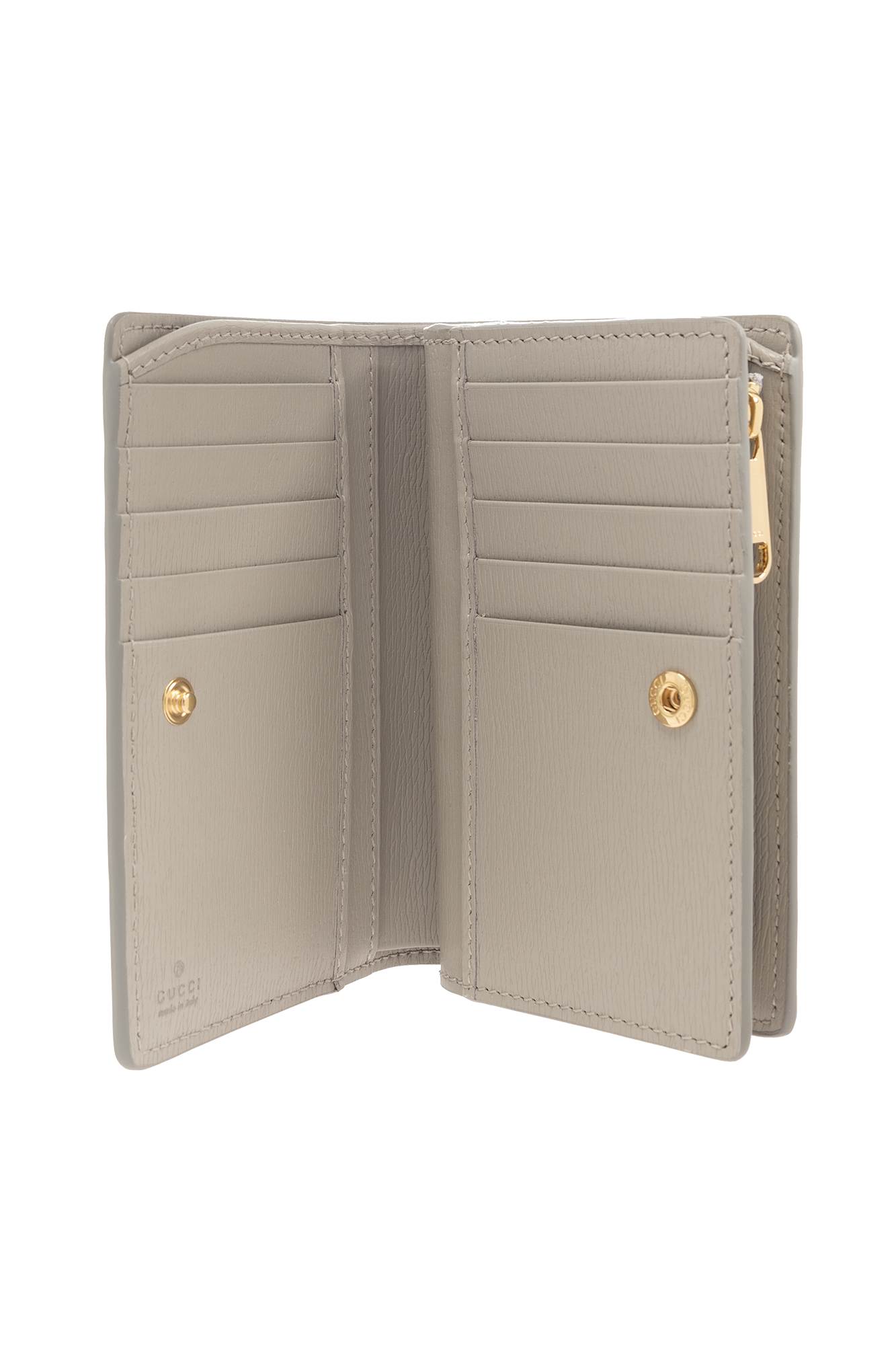 長財布 Gucci Dove Grey Leather Marmont Wallet Gucci Grey Leather Marmont French Flap Wallet | Yoogi's Closet